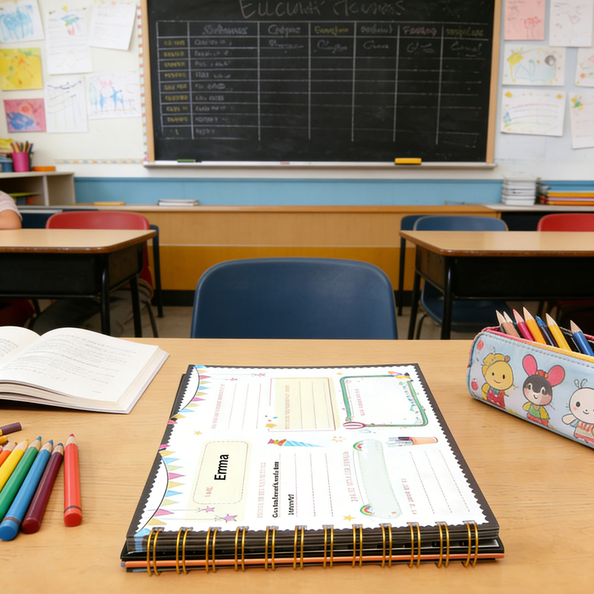 Album Mémoire du premier jour d'école - Un album pour commémorer le premier jour d'école pour Stu