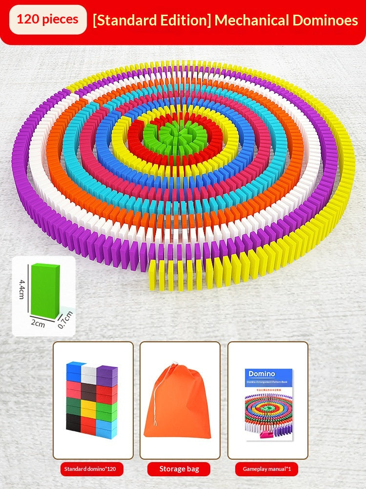 Puzzle éducatif Jouet Mécanisme Bâtiment Blocs Cadeau Dominos
