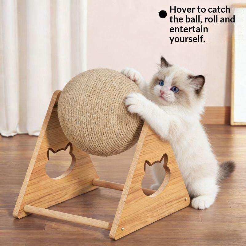 Craquage de chat boule verticale Sisal Craquage de chat poste