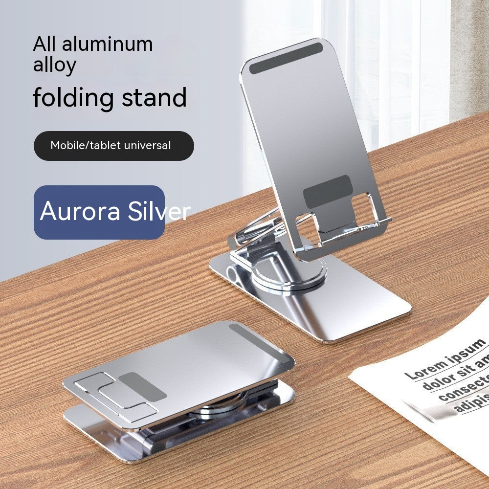 Support de téléphone mobile en alliage d'aluminium rotatif
