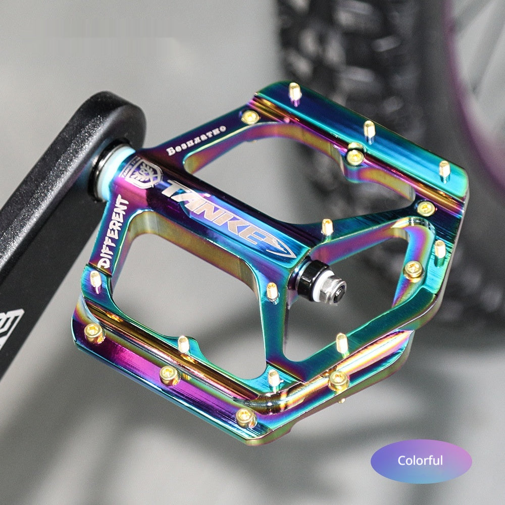 Pédales de vélo à roulement à billes en alliage d'aluminium couleur CNC