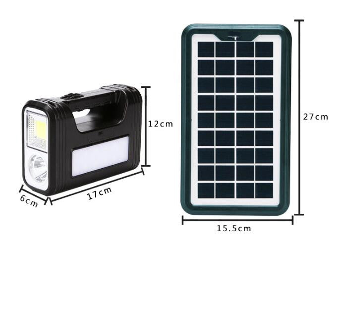 Projecteur solaire USB Outdoor Lampe de poche portable étanche