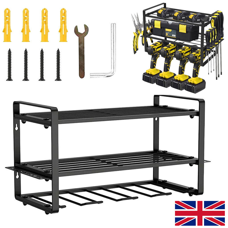 Entreposage d'outils de puissance Électrique Rack mural Mount Atelier Garage Outil Organisateur