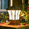 Phares de la colonne solaire Projecteurs muraux de jardin