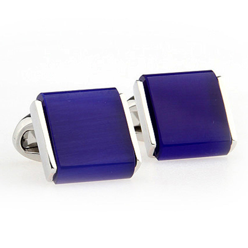 Boutons de manchette Opal Business Elite French Style Bouton de manchette