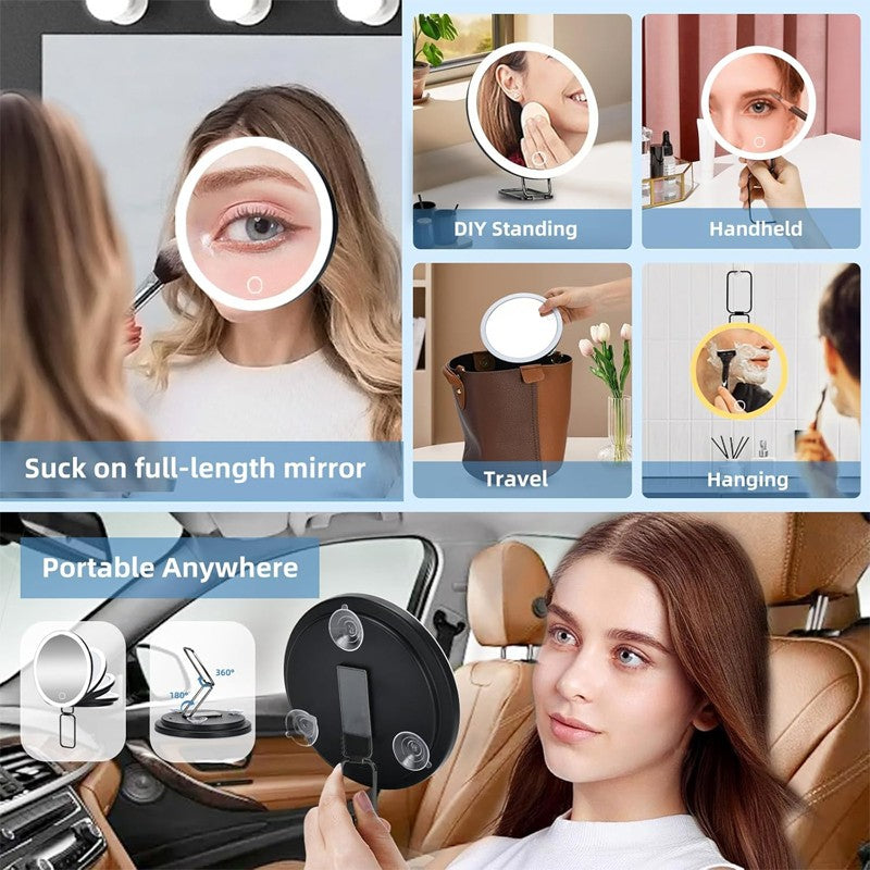 30X Miroir grossissant avec lumières