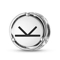 925 Argent sterling Astrologie semi-sextiles Charms pour bracelets et colliers Pendentifs perles