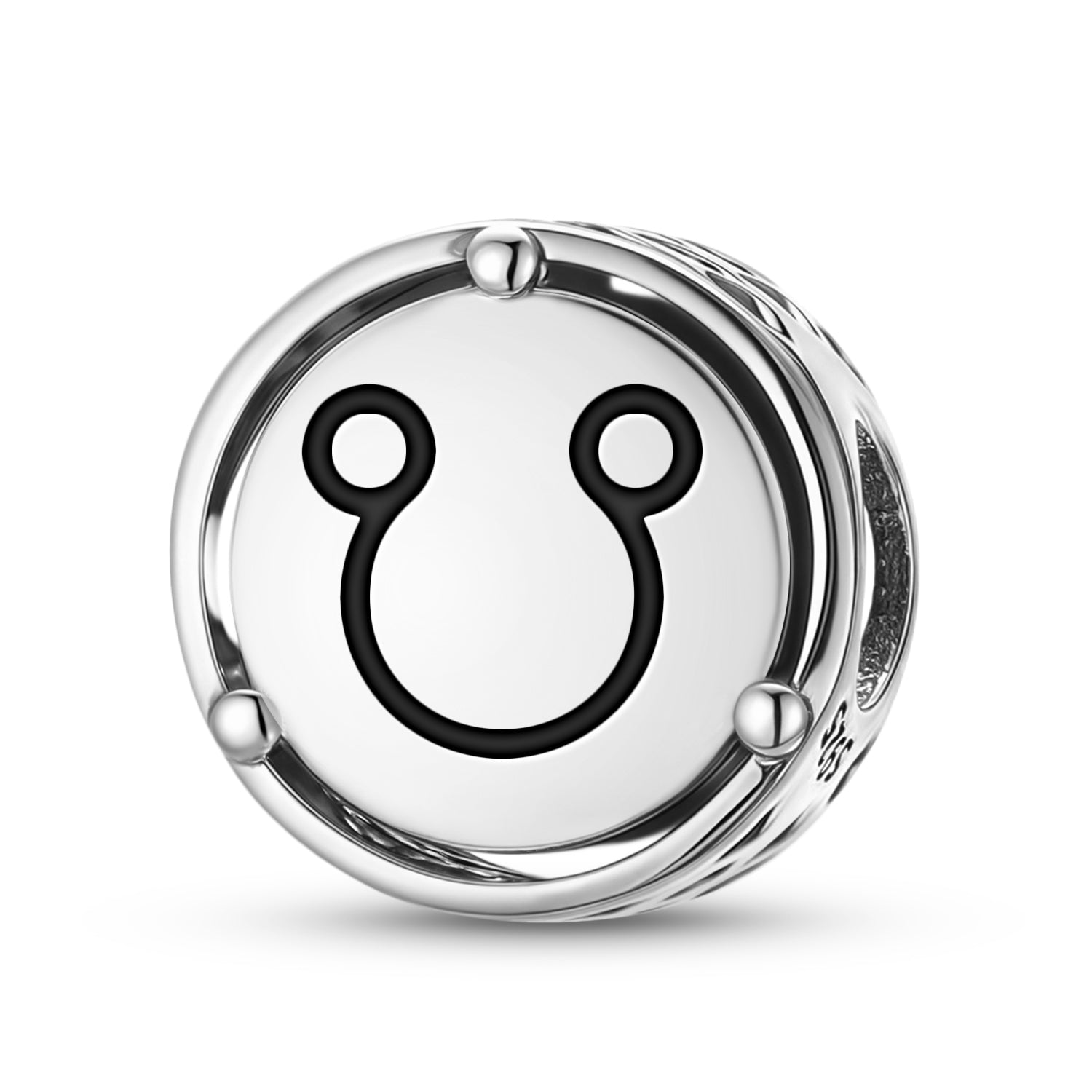 925 Argent Sterling Astrology South Node Charms Pour Bracelets et Colliers Pendentifs Perles J