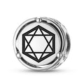925 Argent Sterling Géométrie sacrée Octaèdre Charms Pour Bracelets et Colliers Pendentifs B