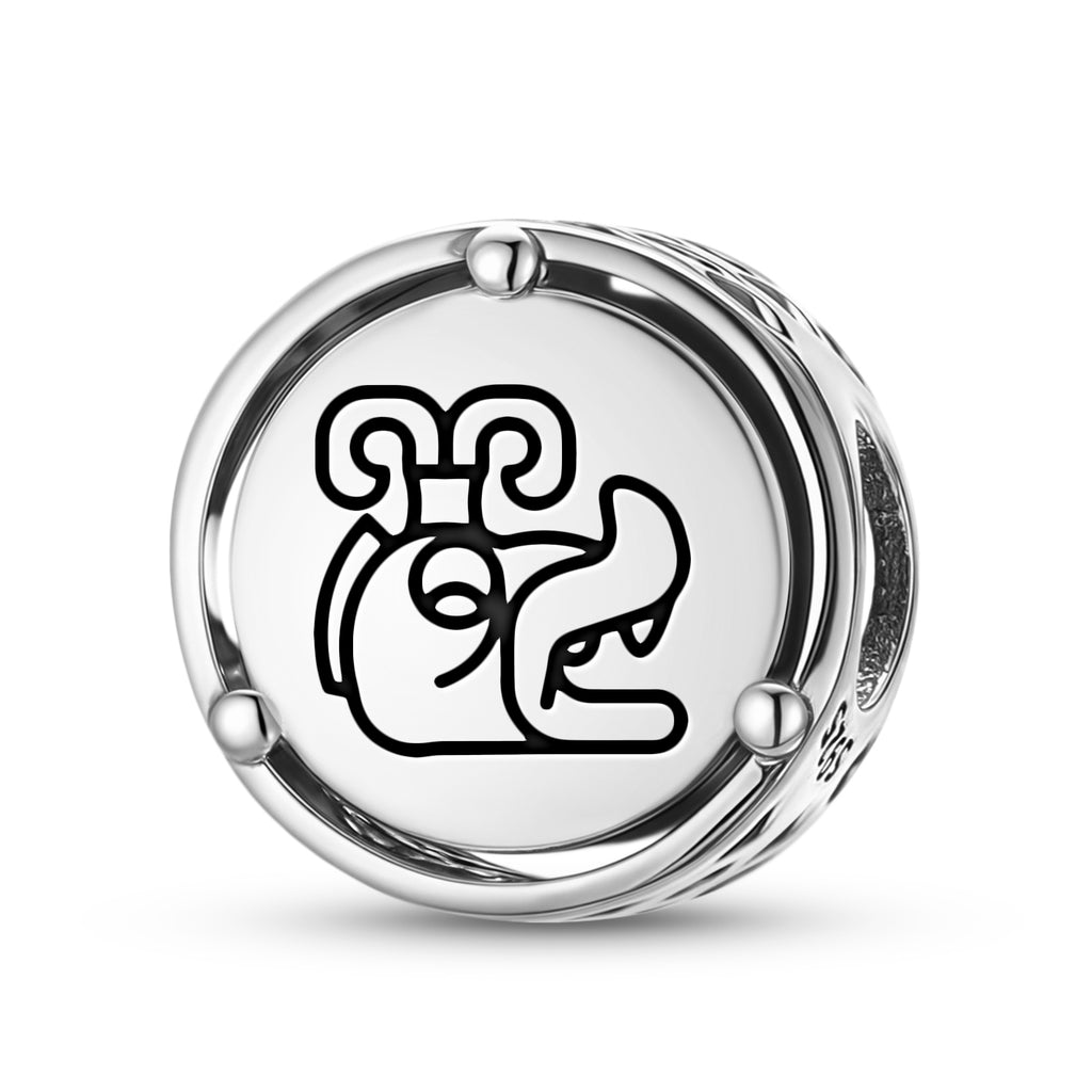 925 Argent sterling Maya huracan Charms pour bracelets et colliers Pendentifs perles bijoux