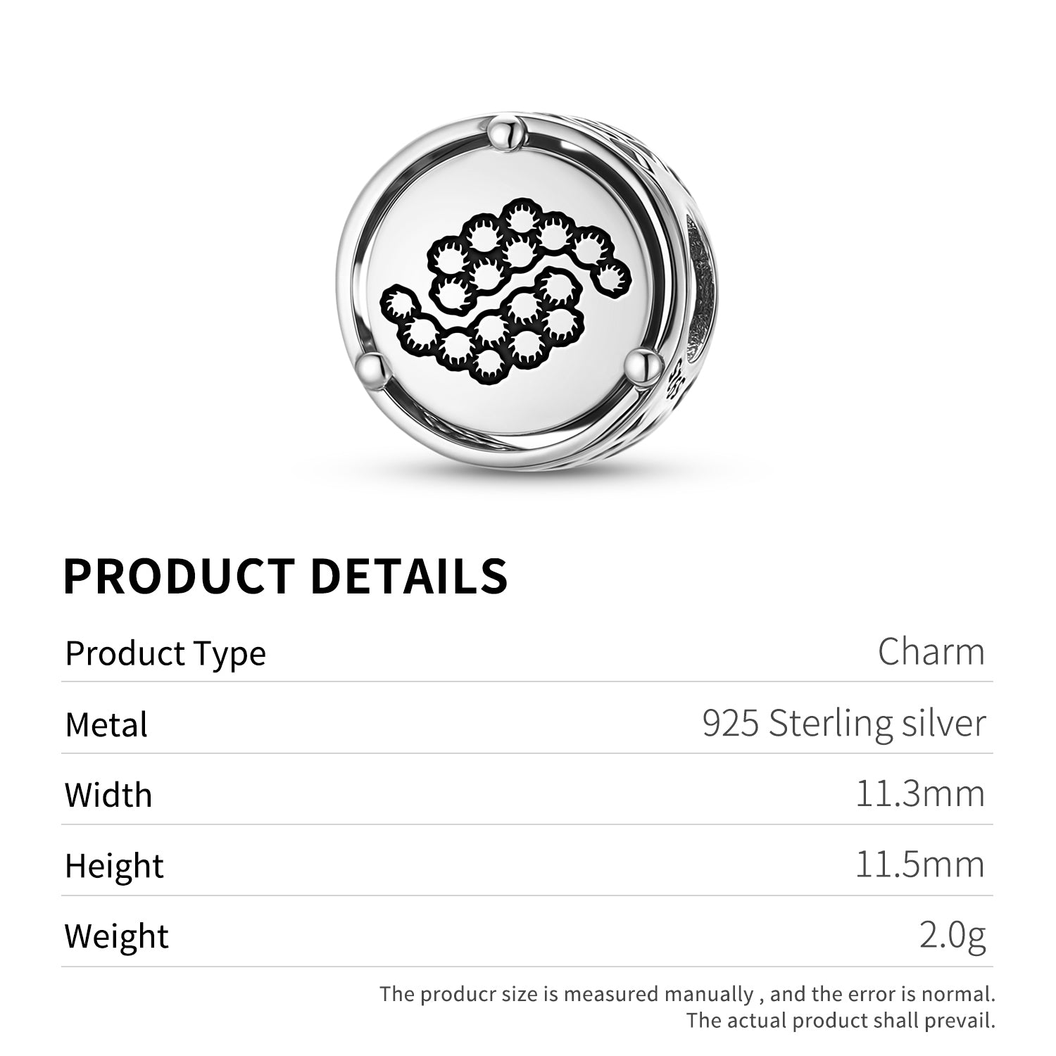 925 Fleurs Argent Sterling Goldenrod Charms Pour Bracelets & Colliers Pendentifs Perles Juive