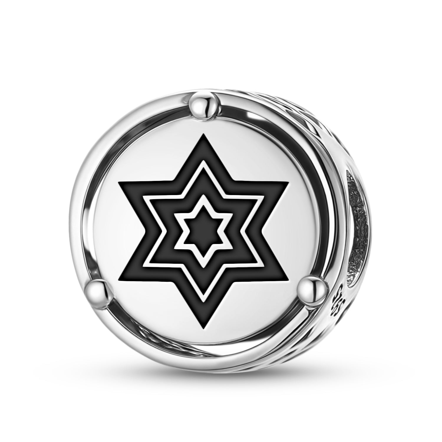 925 Argent Sterling Adinkra Menso Wo Kenten Charms Pour Bracelets et Colliers Pendentifs Perles
