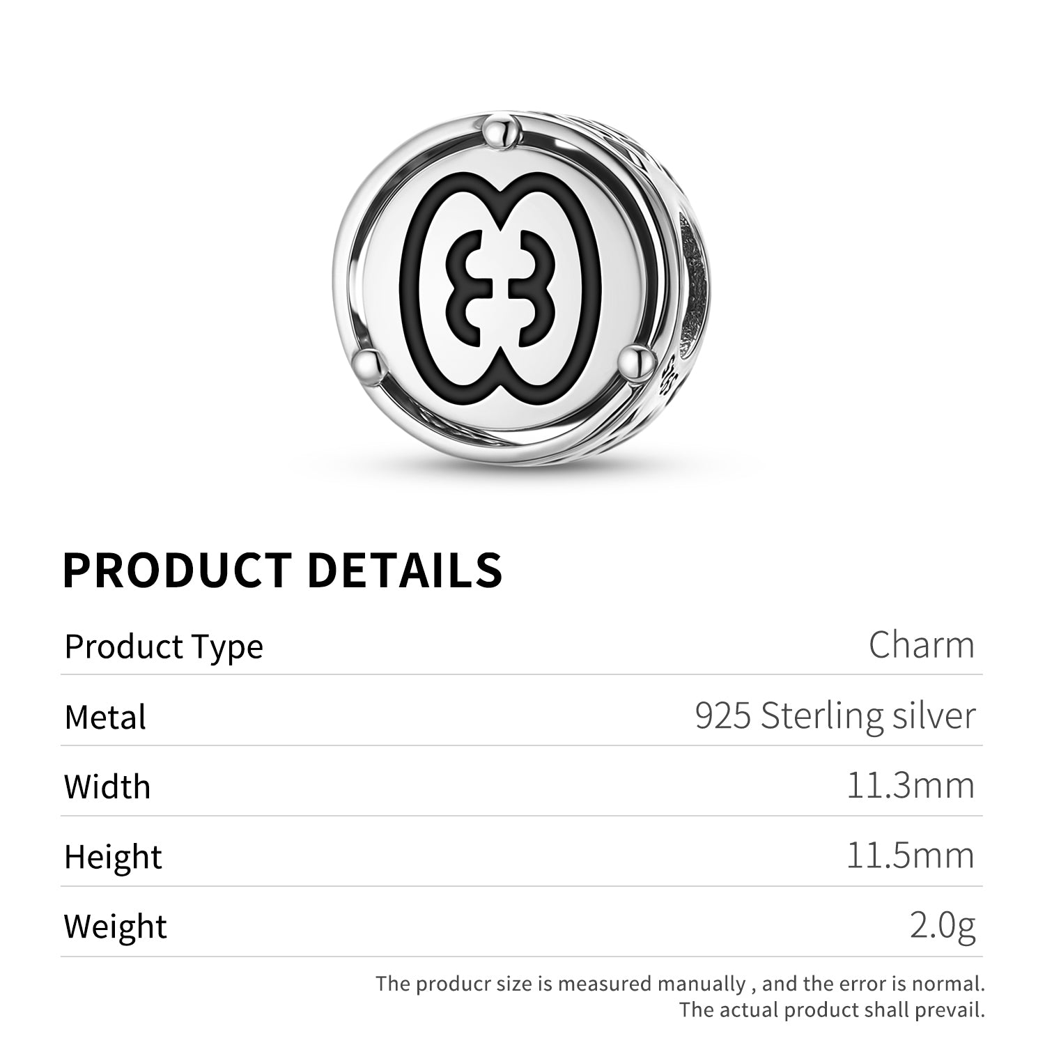 925 Argent Sterling Adinkra Nkonsonkonson Charms Pour Bracelets et Colliers Pendentifs Perles