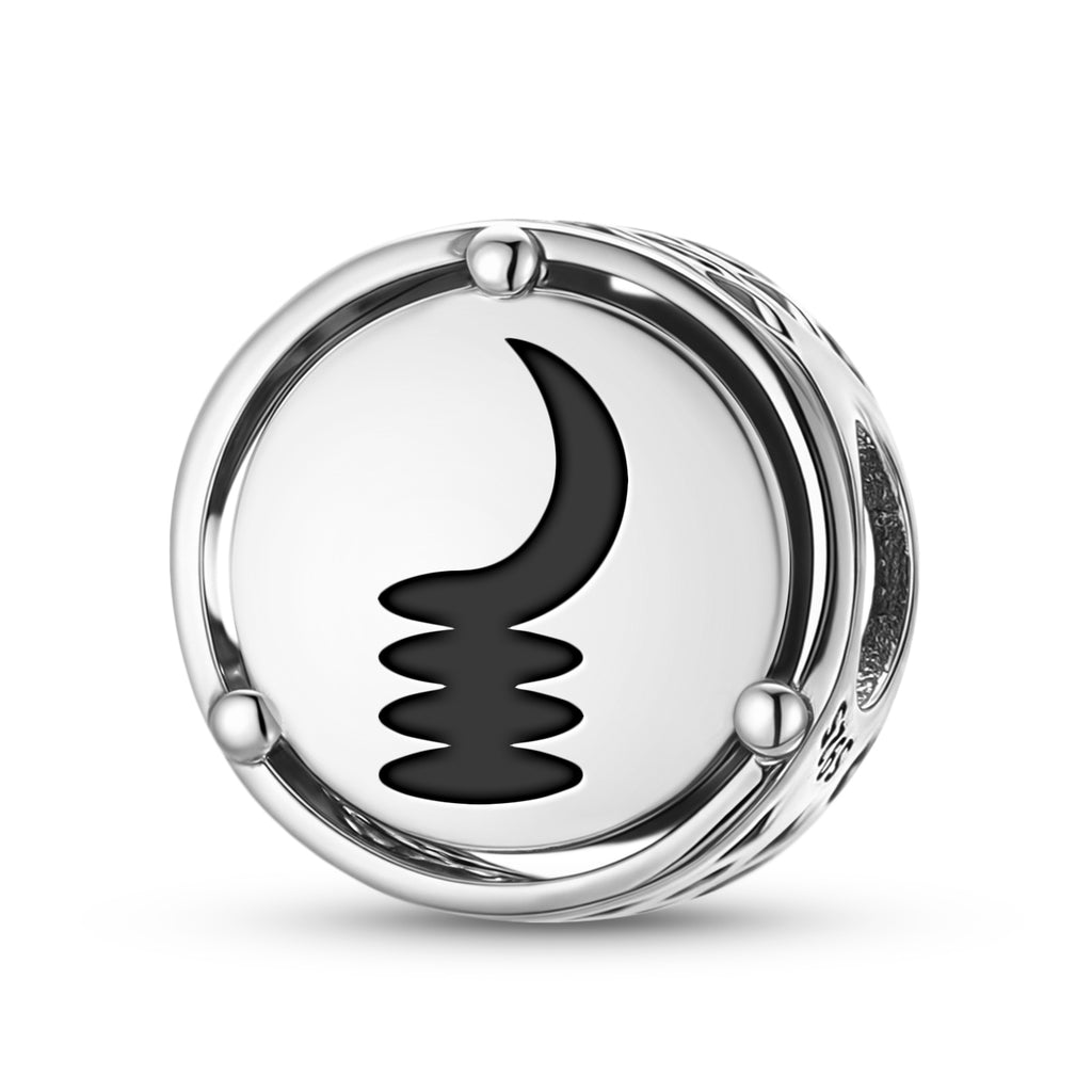 925 Argent Sterling Adinkra Akoben Charms pour bracelets et colliers Pendentifs perles bijoux