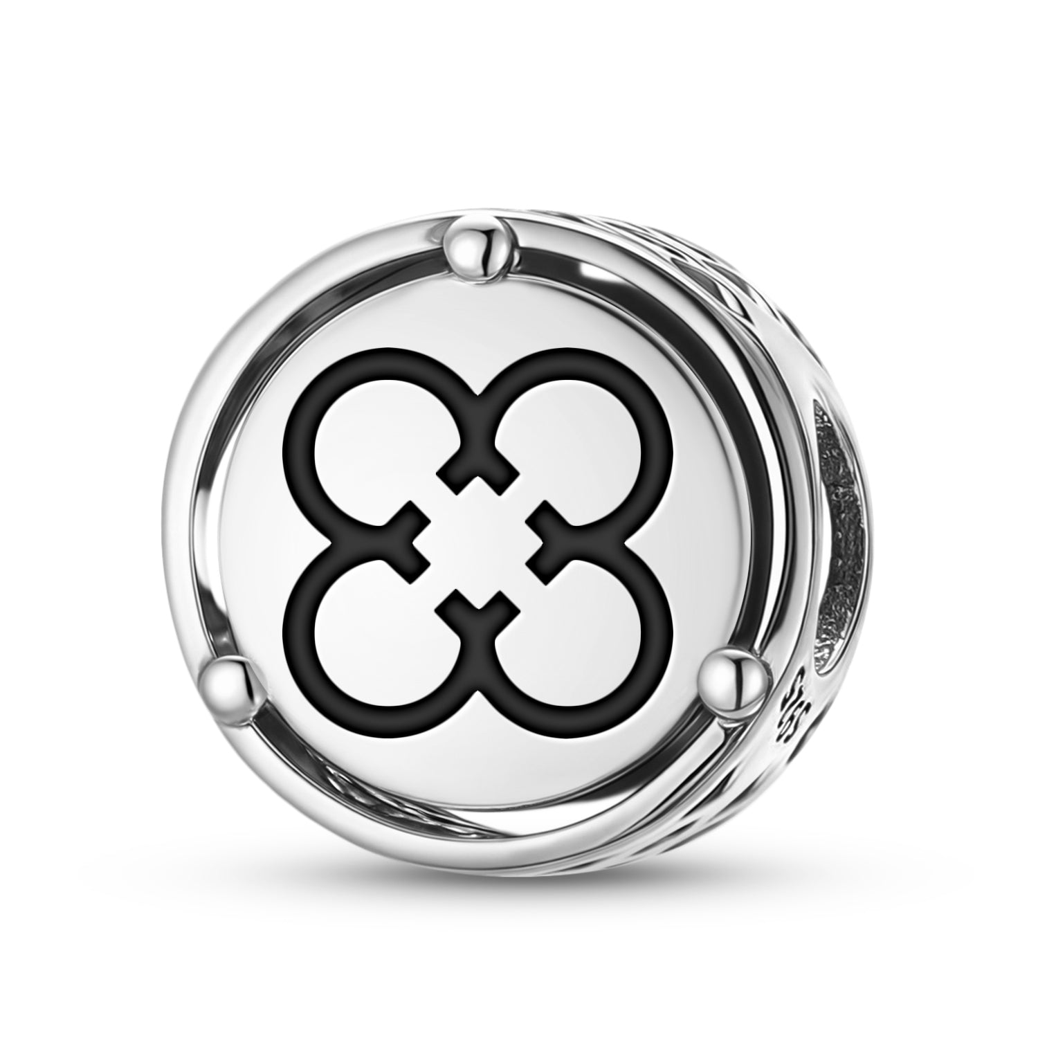 925 Argent Sterling Adinkra Agyindouwura Charms Pour Bracelets et Colliers Pendentifs Perles Je