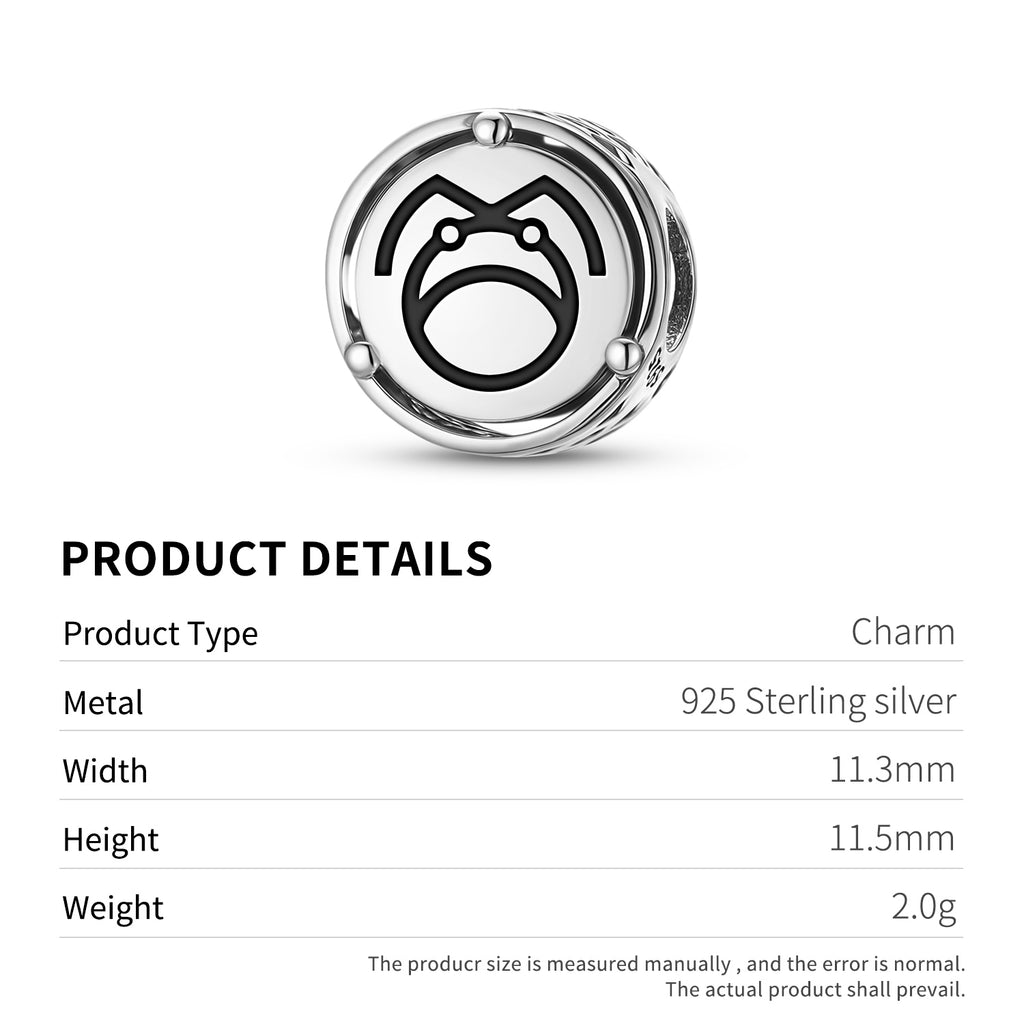 925 Argent Sterling Lovecraft Tsathoggua Charms Pour Bracelets et Colliers Pendentifs Perles J