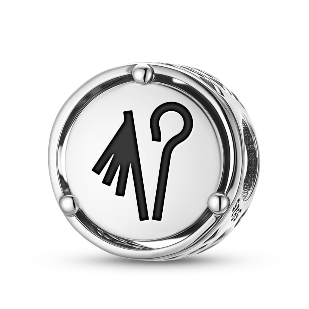 925 Argent Sterling Crook égyptien et les charmes d'automne pour bracelets et colliers Pendentifs perles