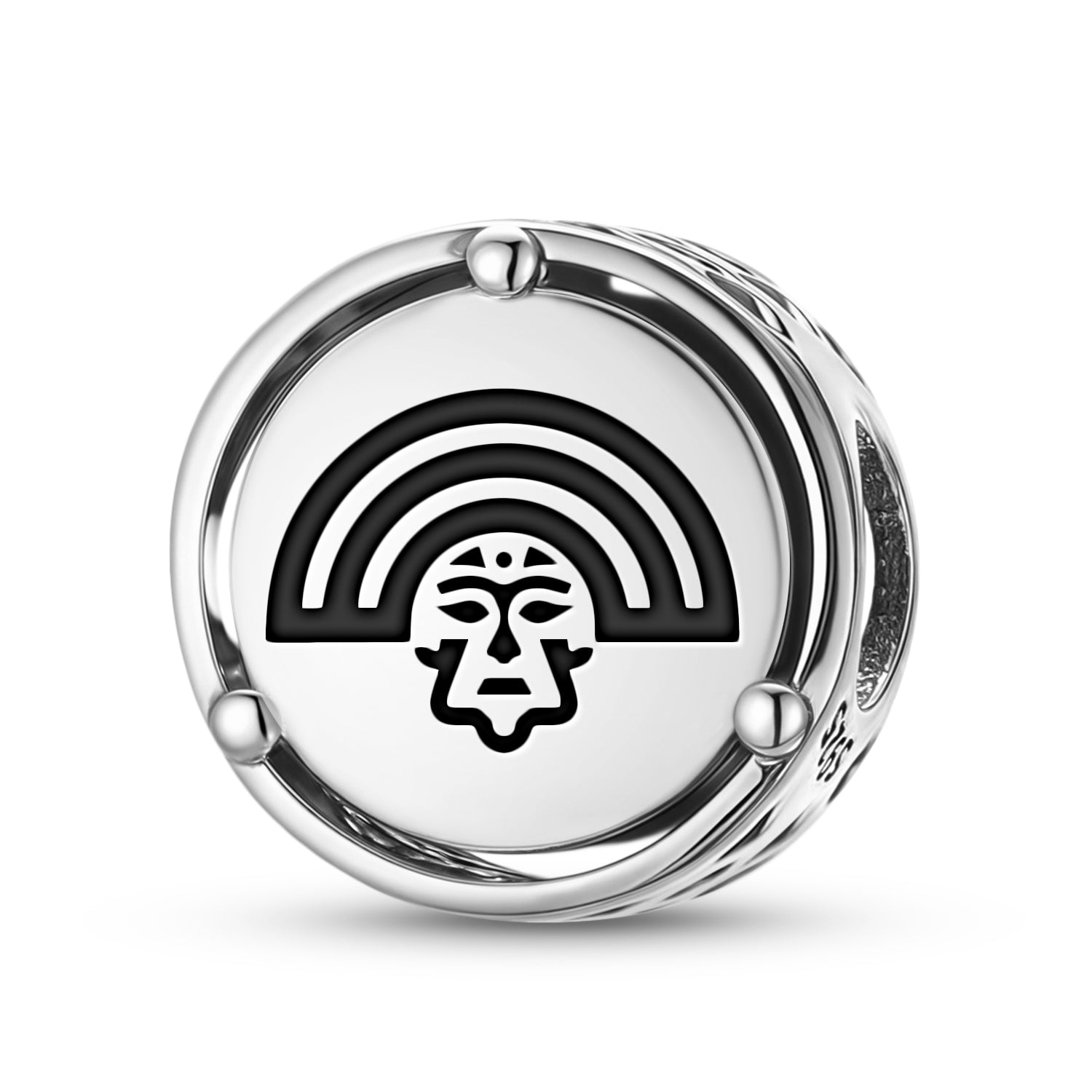 925 Argent Sterling Inca Inti Charms Pour Bracelets et Colliers Pendentifs Perles Bijoux Fit