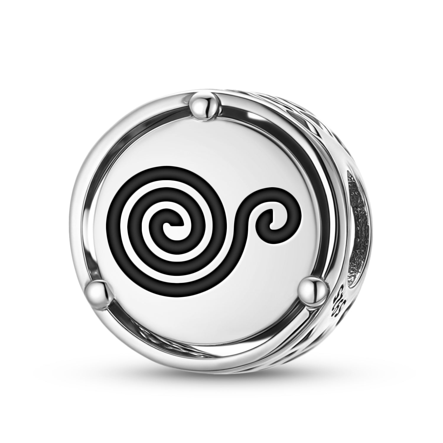 925 Argent Sterling Taino escargot Conch Charms pour bracelets et colliers Pendentifs perles bijoux