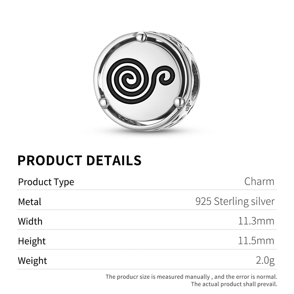 925 Argent Sterling Taino escargot Conch Charms pour bracelets et colliers Pendentifs perles bijoux