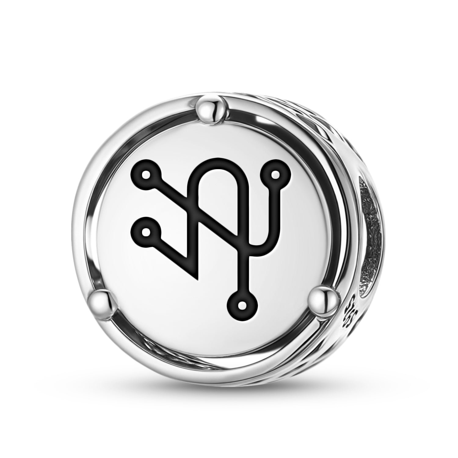 925 Argent Sterling Angels HAAMIAH Charms pour bracelets et colliers Pendentifs perles bijoux