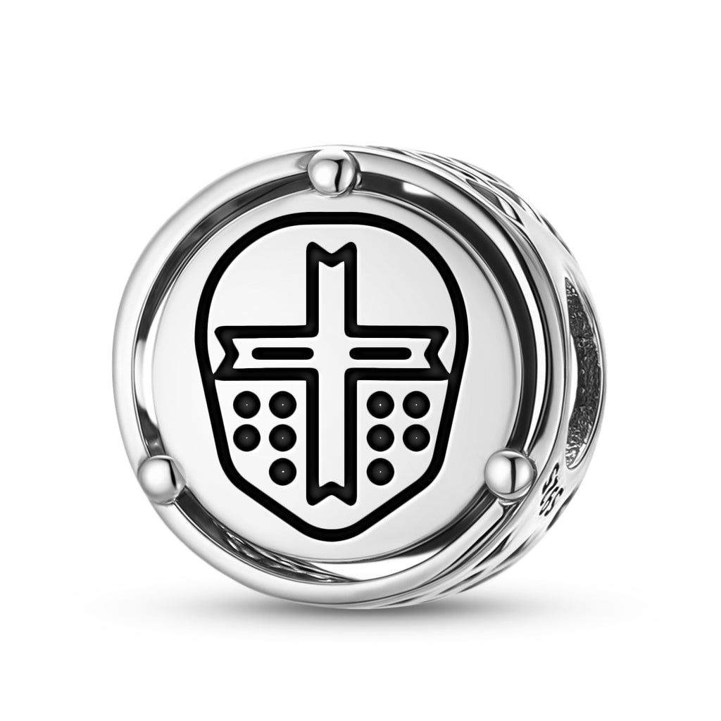 925 Sterling Silver Templar Bracelets pour bracelets et colliers Pendentifs perles
