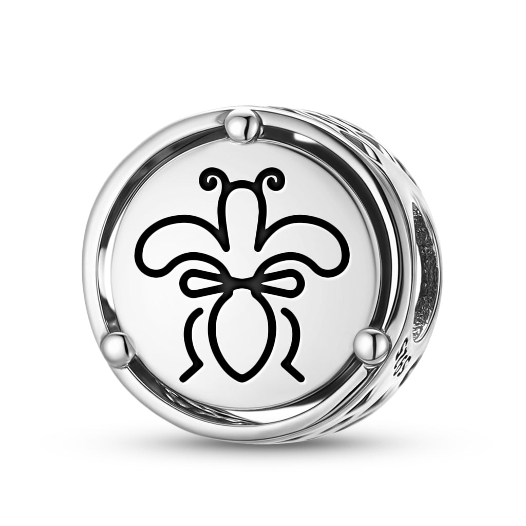 925 Sterling Silver Templar Le charme de l'abeille pour bracelets et colliers Pendentifs perles bijoux