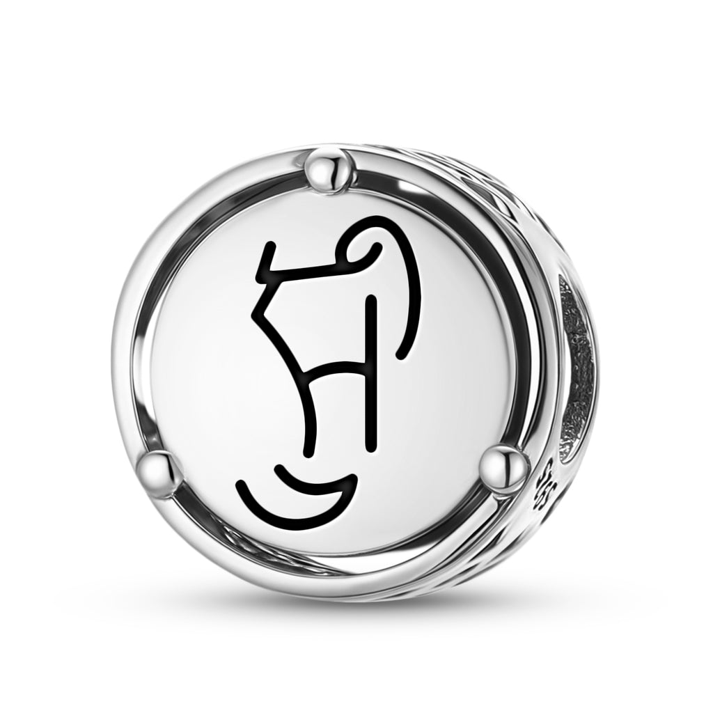 925 Argent Sterling Reiki ZEN KAI JO Charms Pour Bracelets et Colliers Pendentifs Perles Jewel