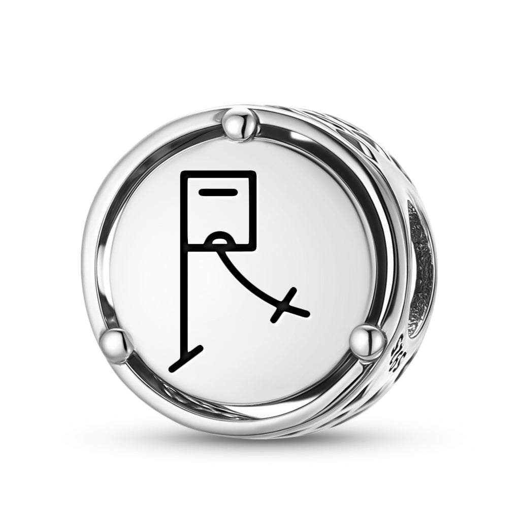 925 Sterling Silver Reiki CHI HAI Charms for Bracelets and Necklaces Pendant Beads Jewelry