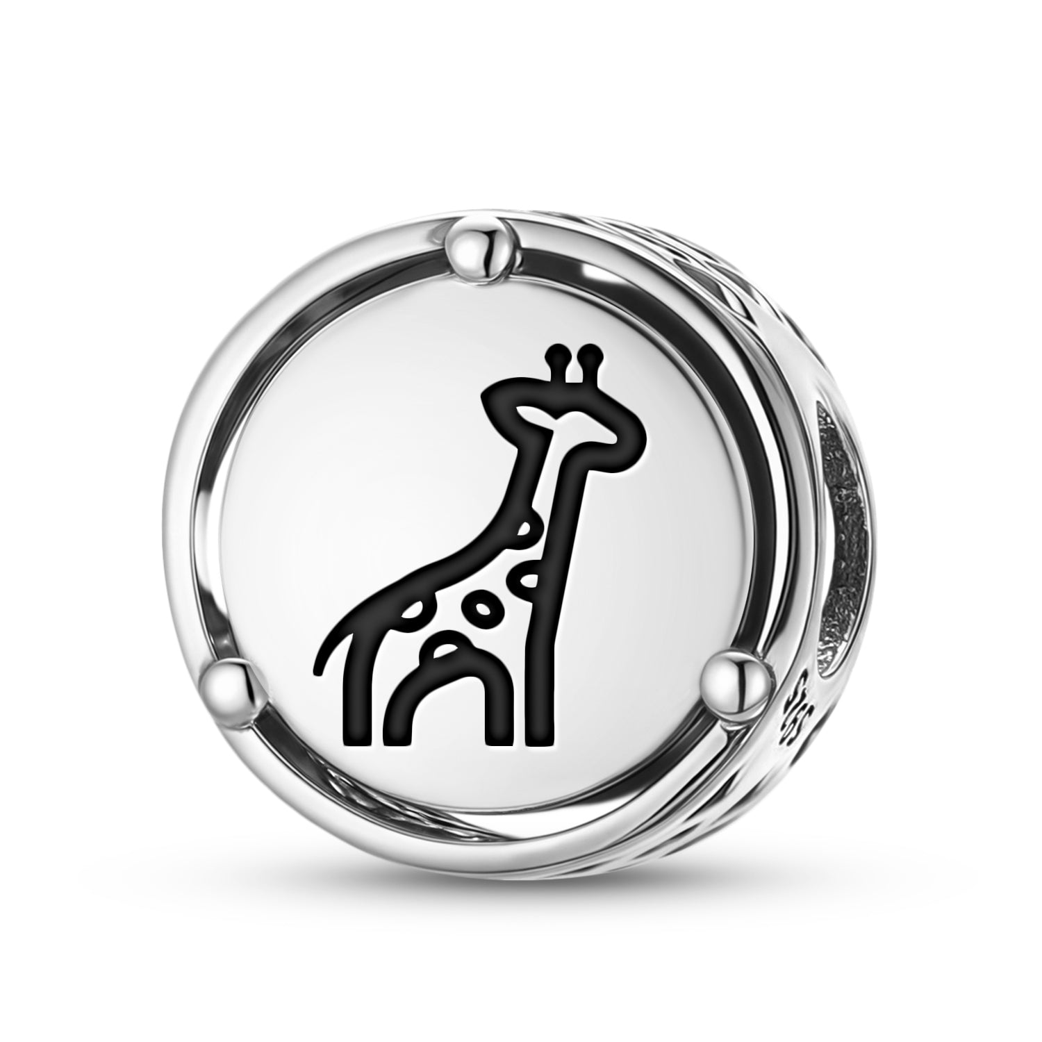 925 Argent Sterling animaux GIRAFFE Charms pour bracelets et colliers Pendentifs perles bijoux