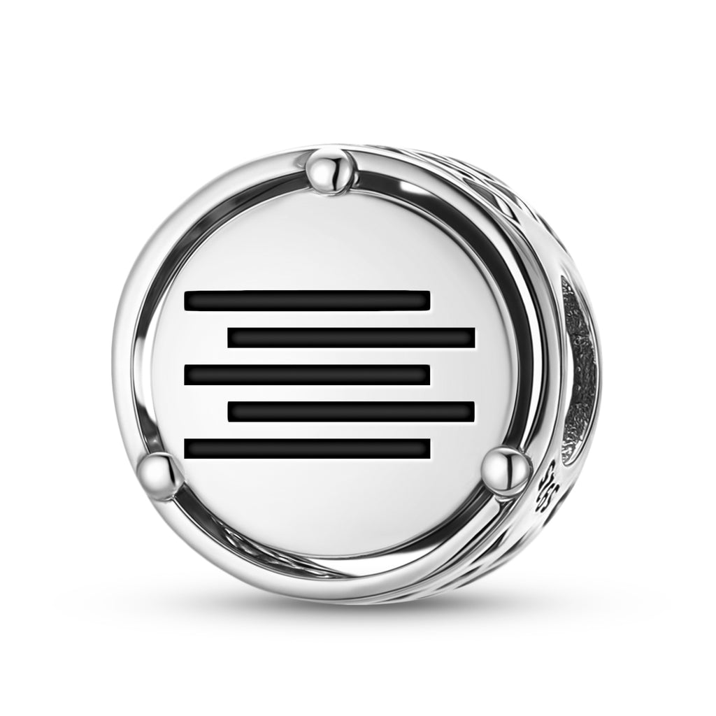 925 Argent Sterling Mu Lemurian Espace Charms Pour Bracelets & Colliers Pendentifs Perles Juif