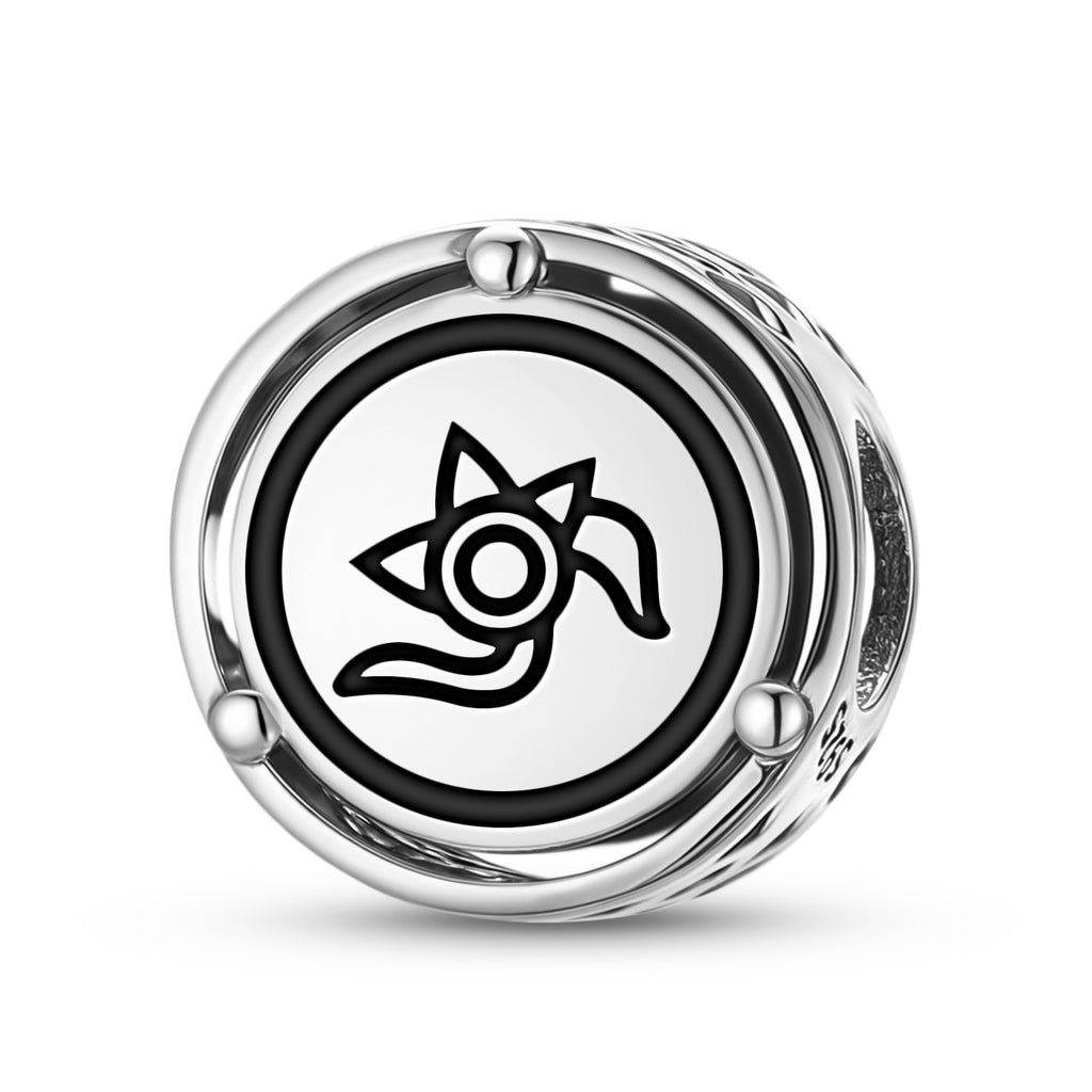 925 Argent Sterling Mu Lemurian Dieu parle Charms Pour Bracelets & Colliers Pendentifs Perles