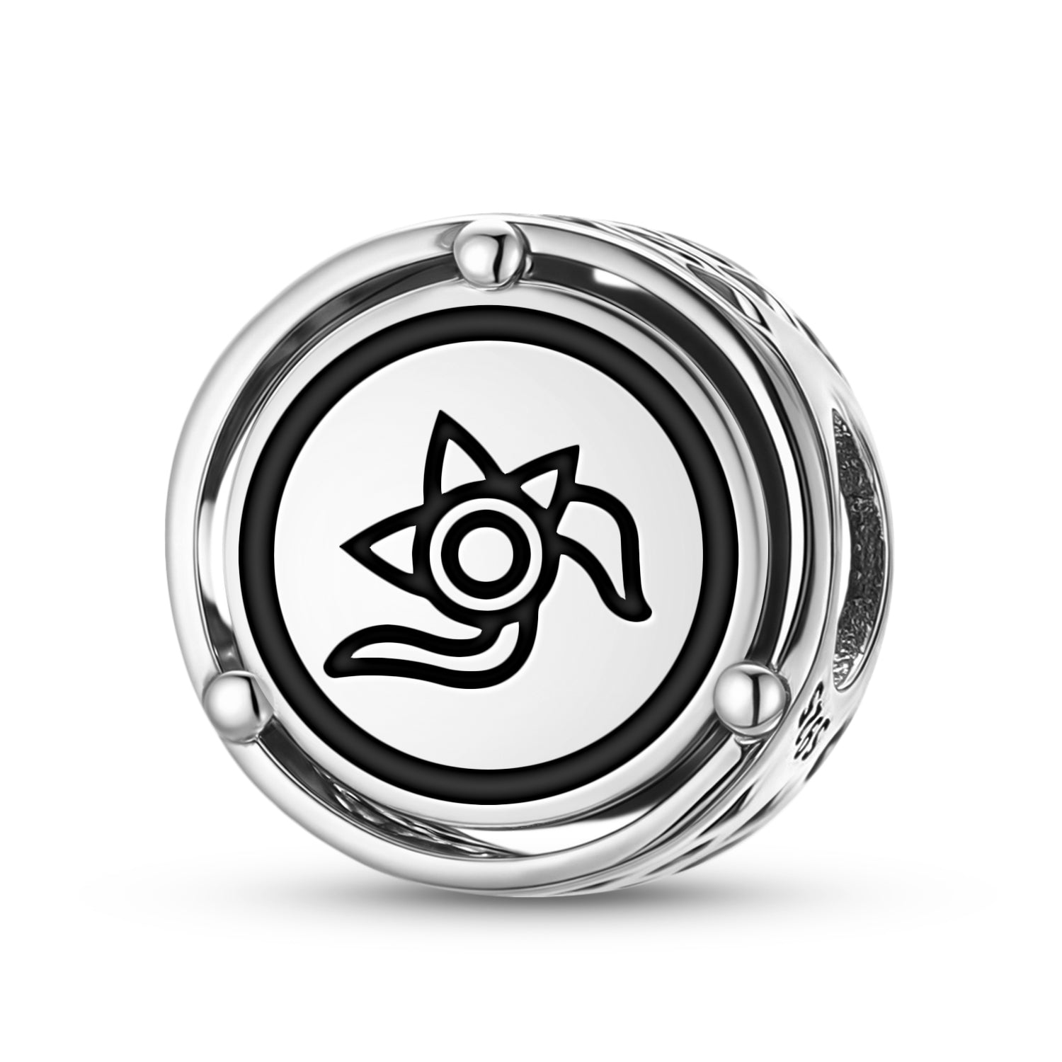 925 Argent Sterling Mu Lemurian Dieu parle Charms Pour Bracelets & Colliers Pendentifs Perles