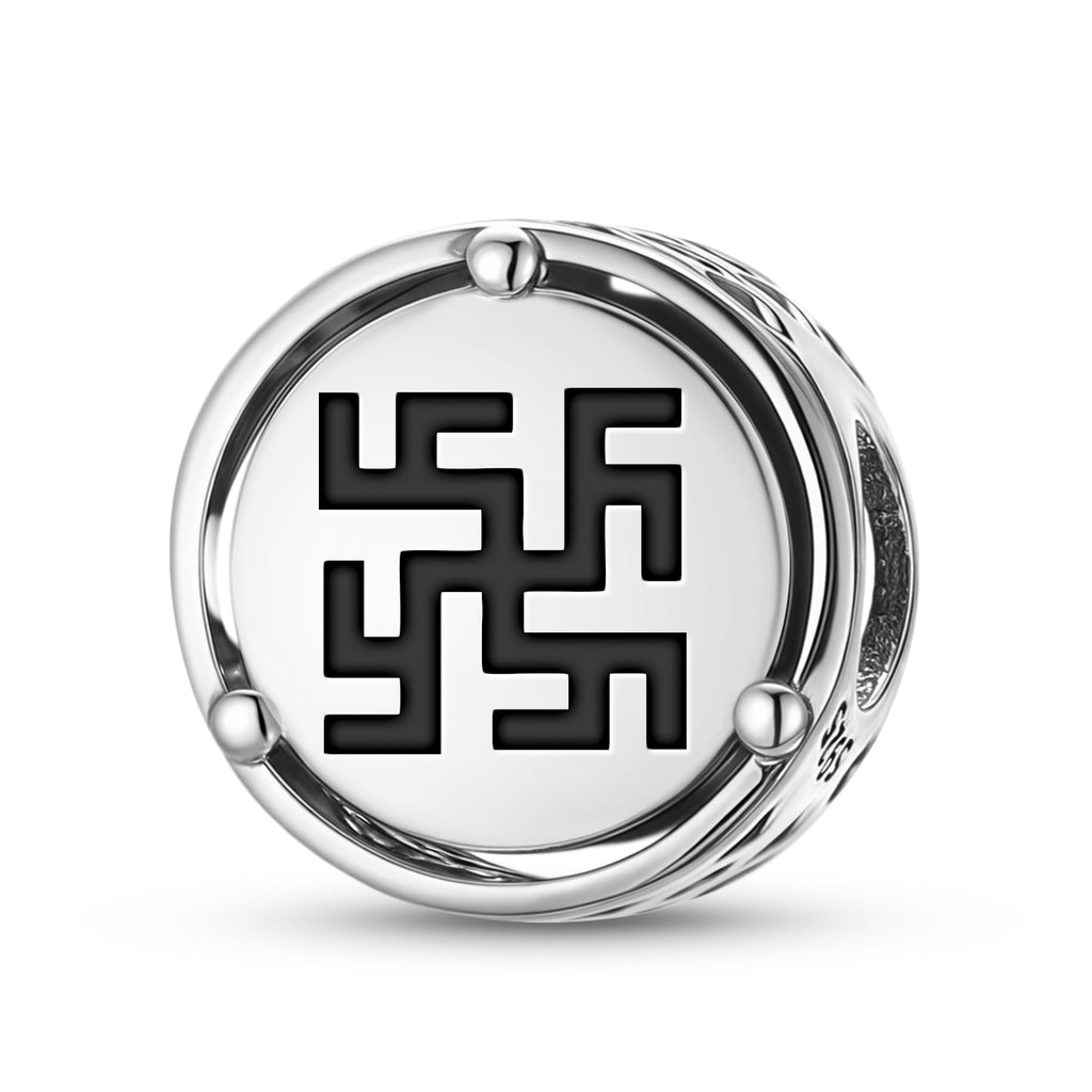 925 Argent Sterling Letton Thunder Cross Charms Pour Bracelets et Colliers Pendentifs Perles