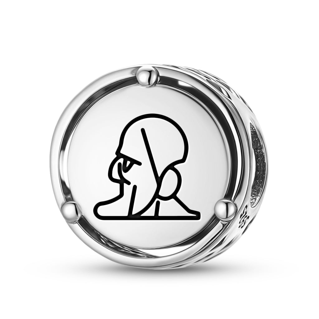 925 Argent Sterling Île de Pâques Rapa Nui Moai Kavakava Charms pour bracelets et colliers