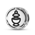 925 Argent Sterling Ashtamangala Kumbha – Treasure Vase Charms pour bracelets et colliers P