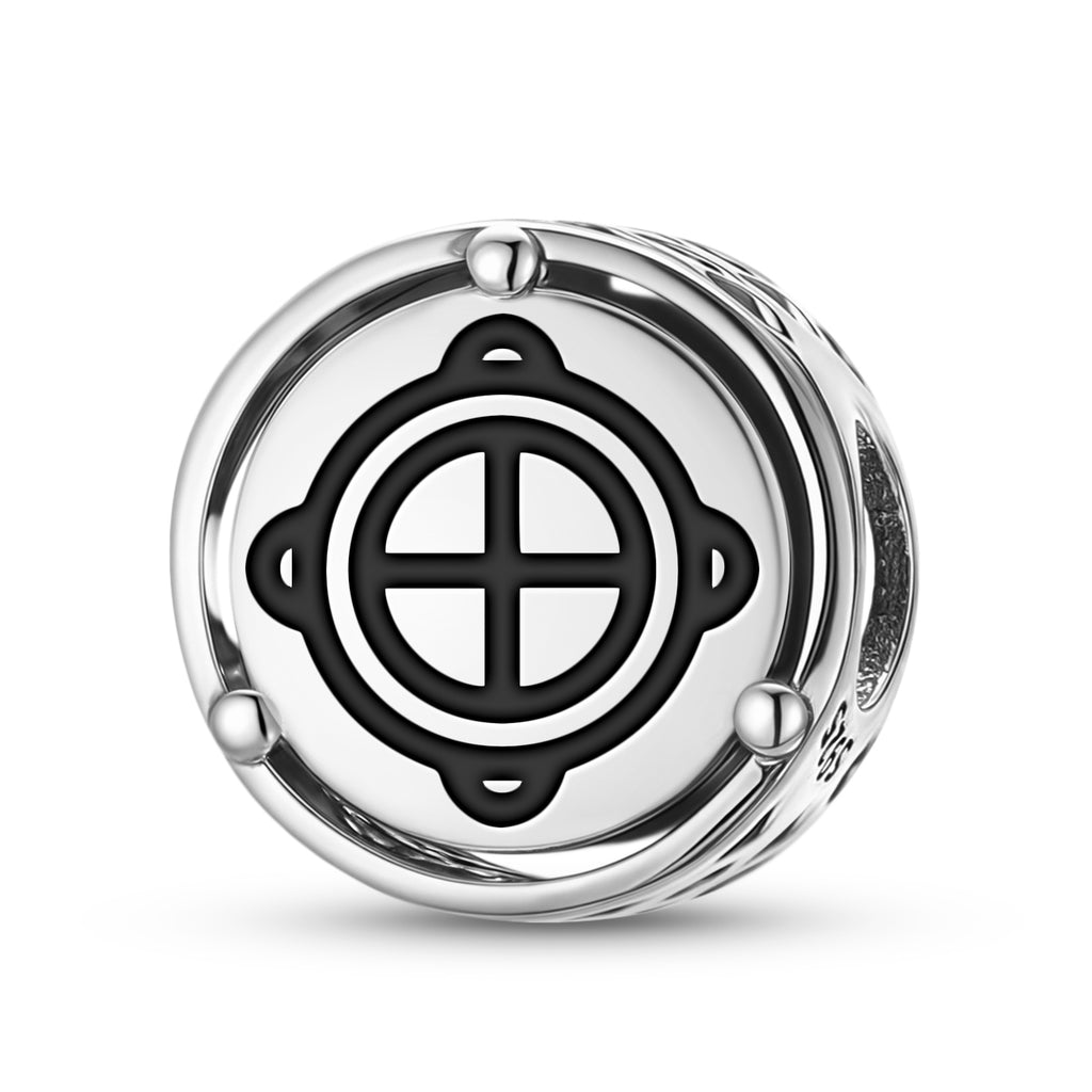 925 Argent Sterling Adinkra Ohene Kra Konmunde Charms Pour Bracelets et Colliers Pendentifs B