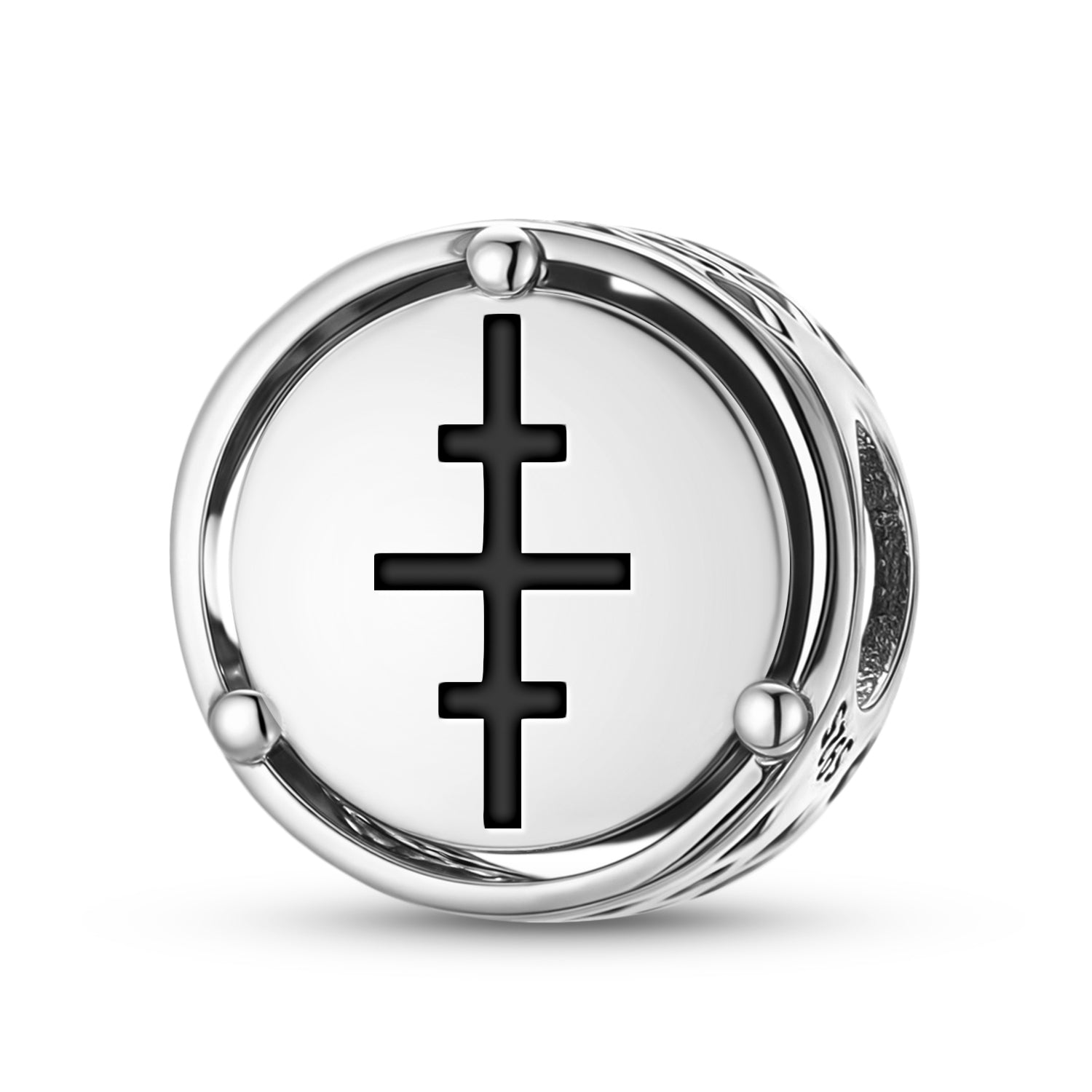 925 Argent Sterling Christianisme Salem Croix Charms Pour Bracelets et Colliers Pendentifs Bea