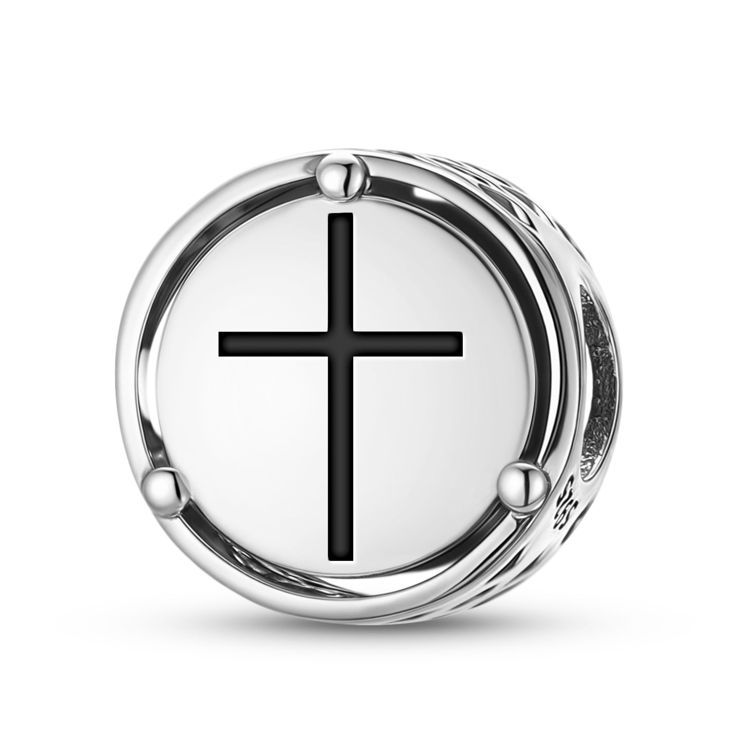 925 Argent Sterling Christianist Roman Cross Charms Pour Bracelets et Colliers Pendentifs Bea