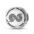 925 lignes en argent sterling Nazca Les charmes de labyrinthe pour bracelets et colliers Pendentifs être