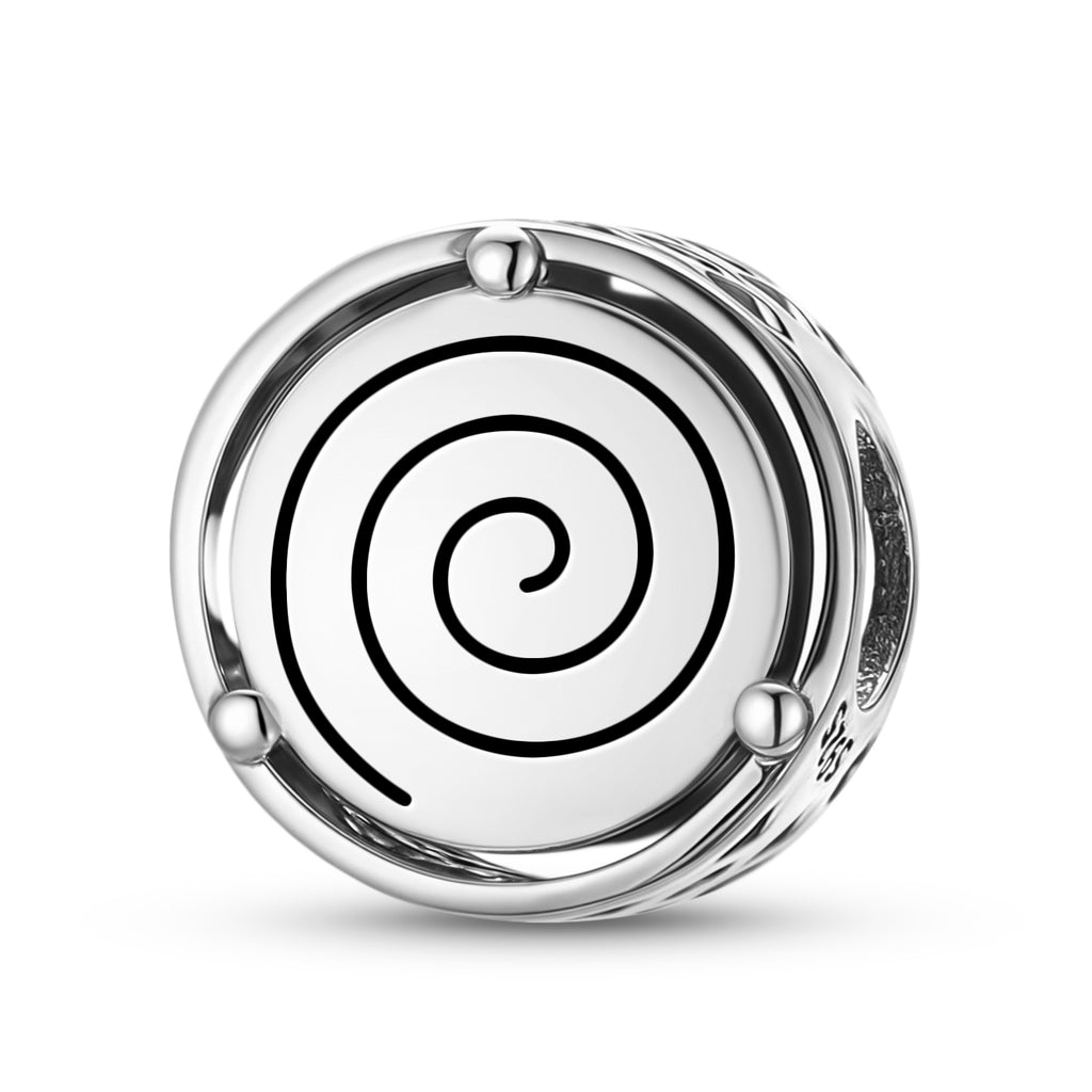 925 lignes en argent sterling Nazca les charmes spirales pour bracelets et colliers pendentifs perles