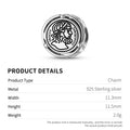 925 Argent Sterling Empire romain Tarquinius Priscus Charms pour bracelets et colliers Penda