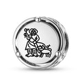 925 Argent Sterling Sumérien Nergal Charms Pour Bracelets et Colliers Pendentifs Perles Jewelr