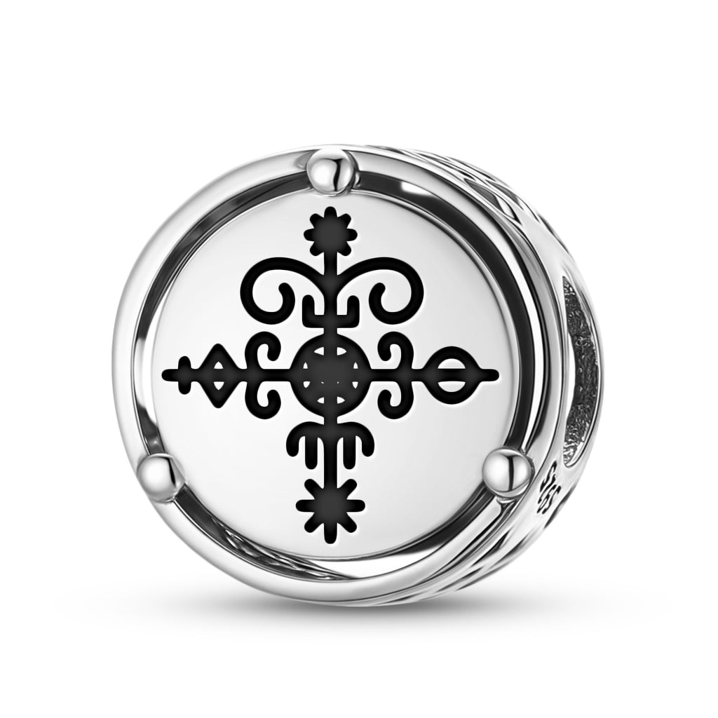 925 Argent Sterling Amérique centrale Simbi Ganga Charms pour bracelets et colliers Pendentifs