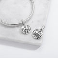 Sami Kuu Symbole de la Lune 925 Argent Sterling Textured Dangle Charm pour bracelet de charme