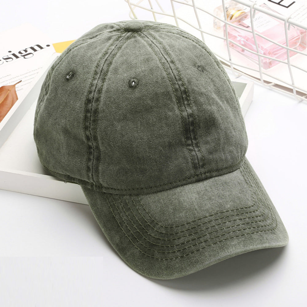 Summer Women's Solid-color Six-strand Ajustable Soft-brim Mode Casquette Casual Baseball