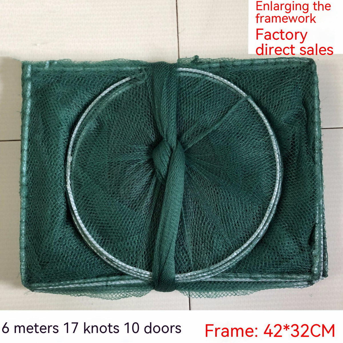 Lobster Basket Fishnet Large Frame Crevette Net