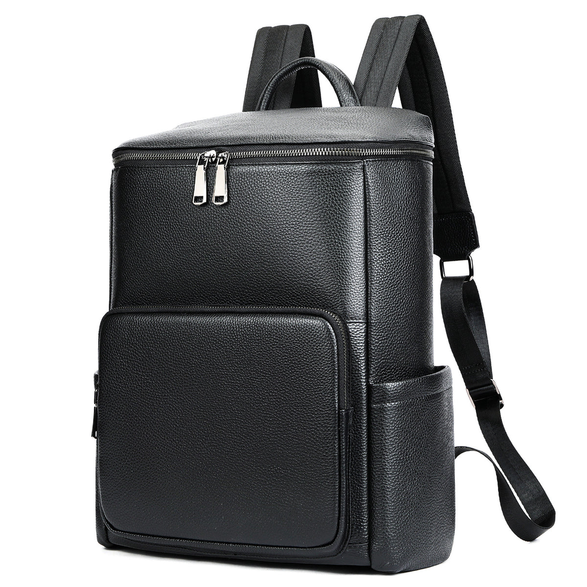 Sac à dos en cuir pour ordinateur portable casual pour hommes