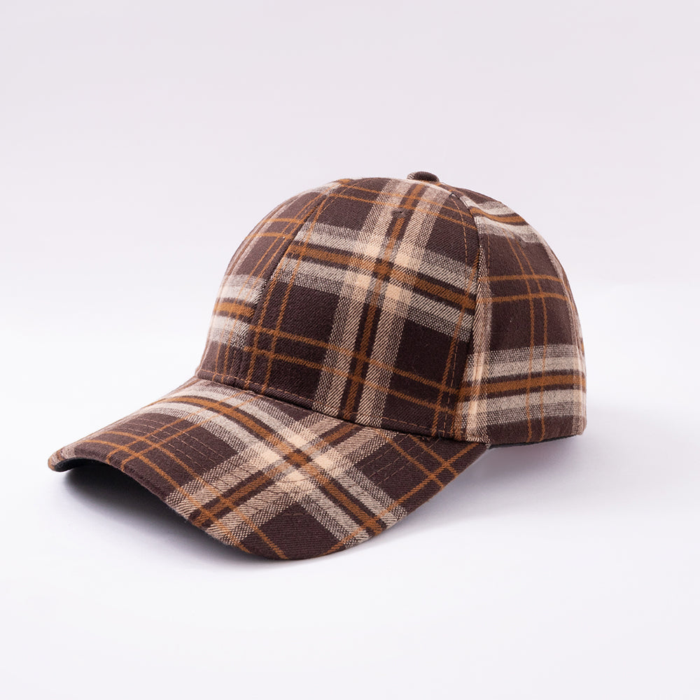 Retro British Style Knit Casquette de baseball pour l'automne Et l'hiver