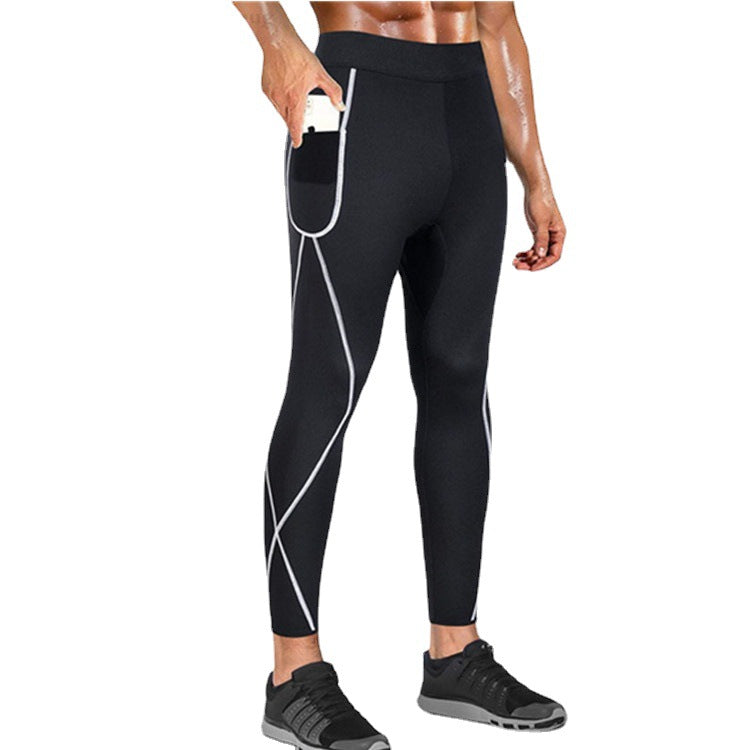 Costume sport sport de course pour hommes Yoga Sauna Fitness